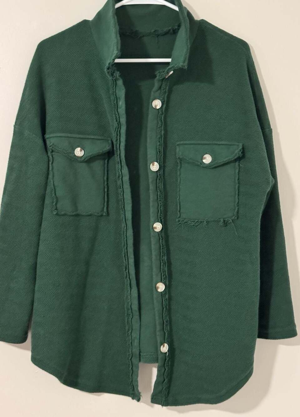 Green Fall Boutique Shacket